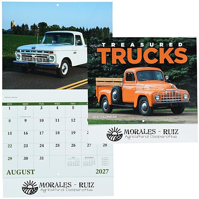 Treasured Trucks Calendar - Stapled