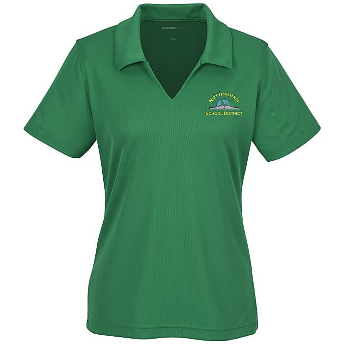 Dri-Mesh V-Neck Sport Shirt - Ladies' - Embroidered