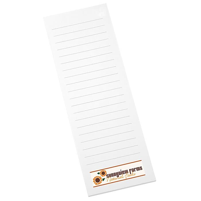 Souvenir Magnetic Notepad - 9 inches x 3 inches - 50 Sheet