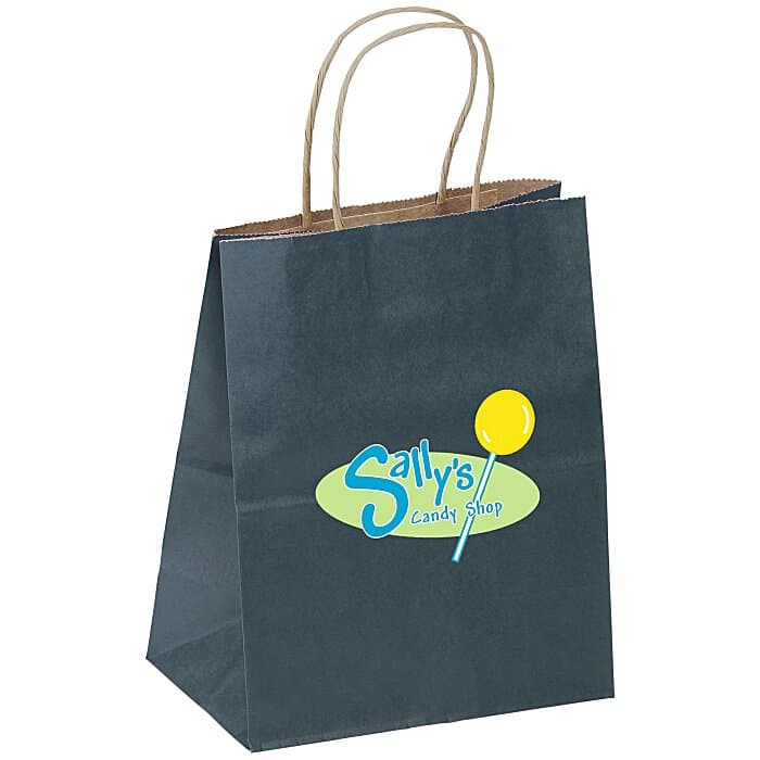 Matte Shopping Bag - 10-3/4 inches x 8 inches – Colored – Full Color