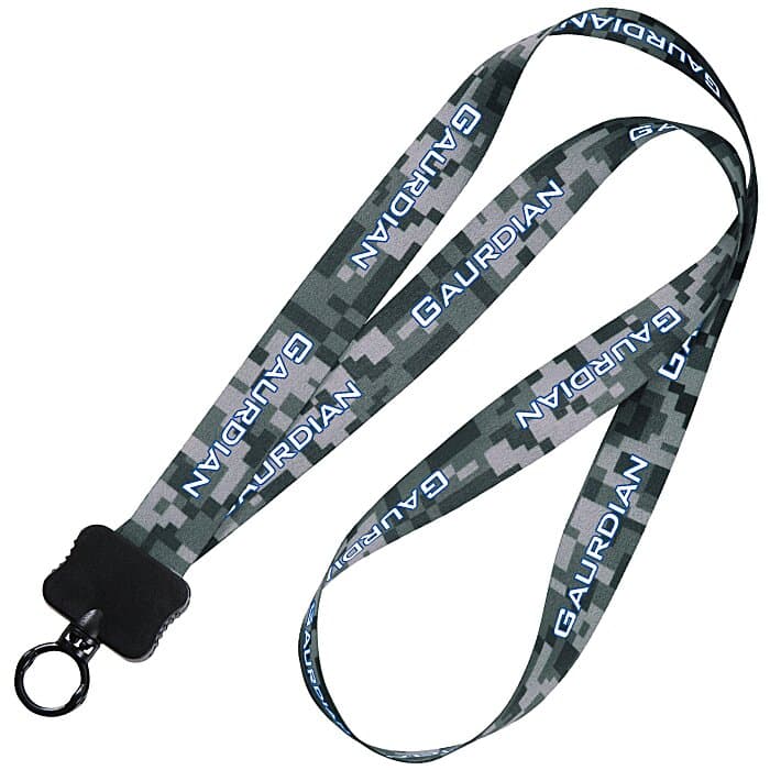 Dye-Sublimated Lanyard - 3/4 inches - Digital Camo