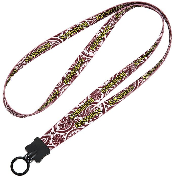 Dye-Sublimated Stretchy Lanyard - 3/4 inches - 32 inches