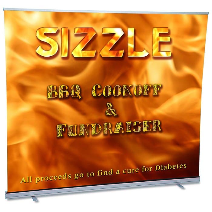 Economy Retractable Banner Display - 94 3/4 inches