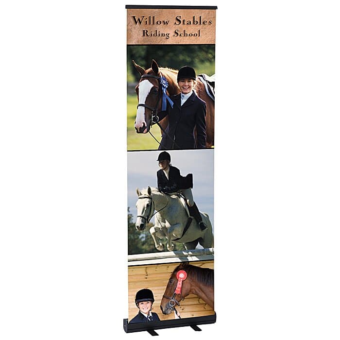 Economy Retractable Banner Display - 24 inches