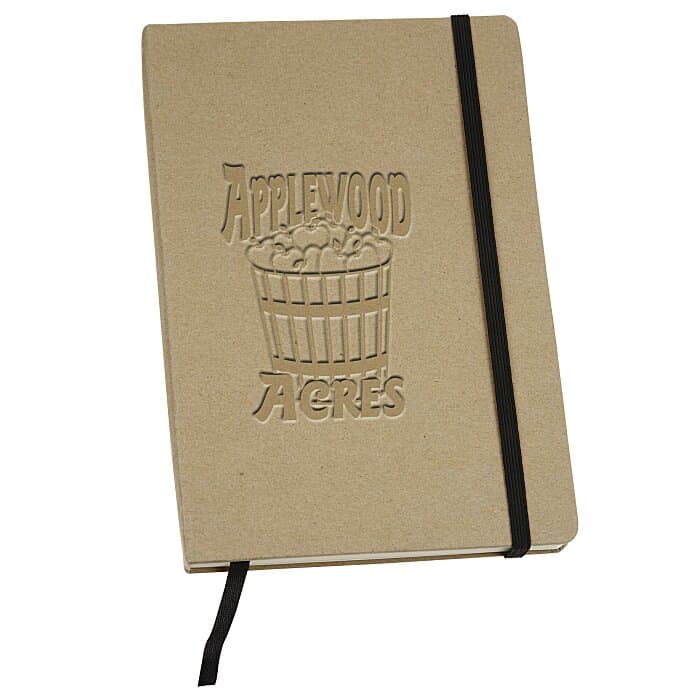Recycled Ambassador Bound Pocket Journal Book - 8 3/8 inches x 5 1/2 inches