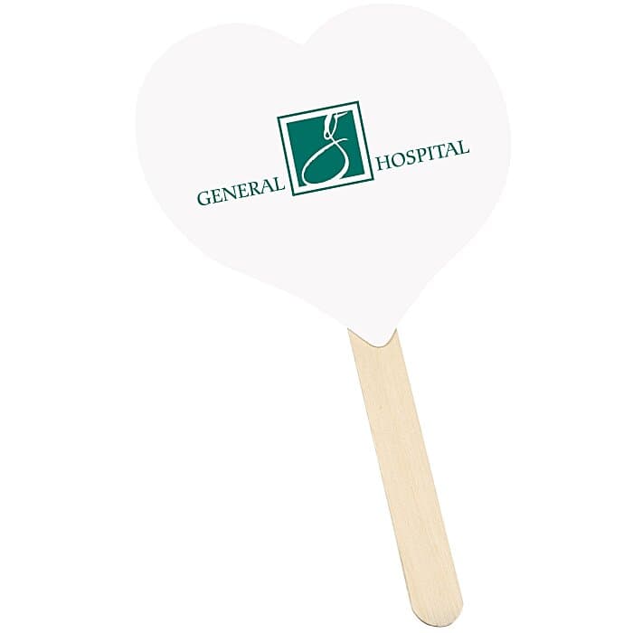 Mini Hand Fan - Heart