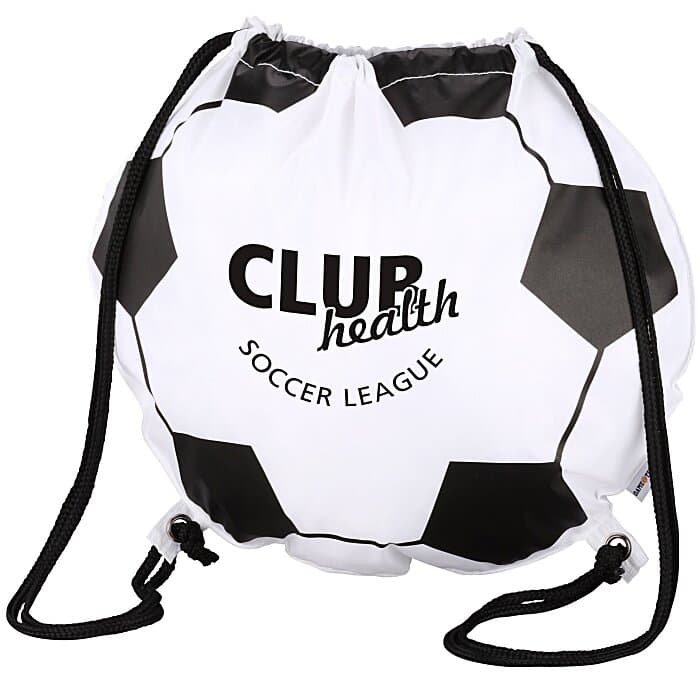 Game Time! Soccer Ball Drawstring Backpack