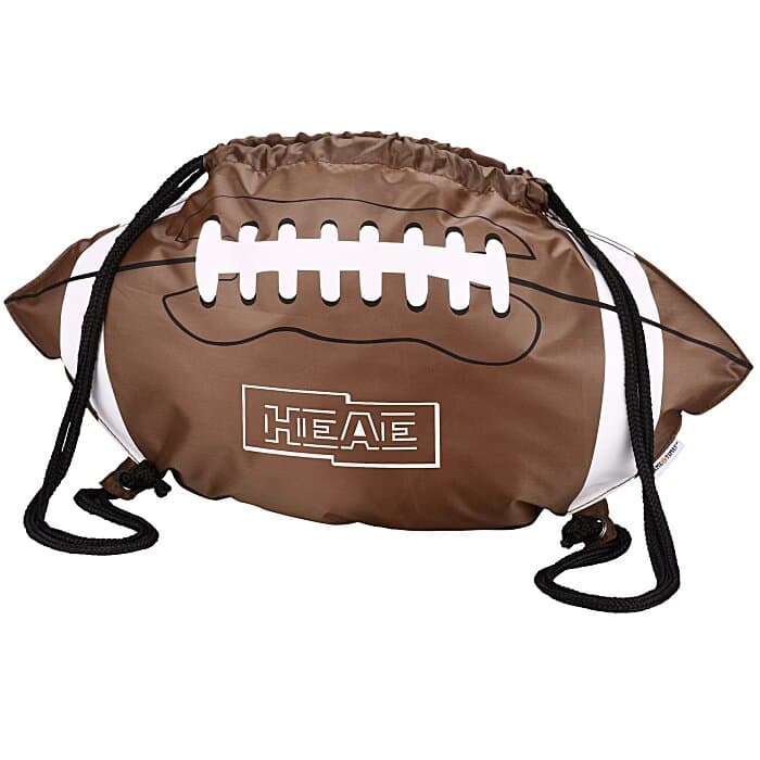 Game Time! Football Drawstring Backpack