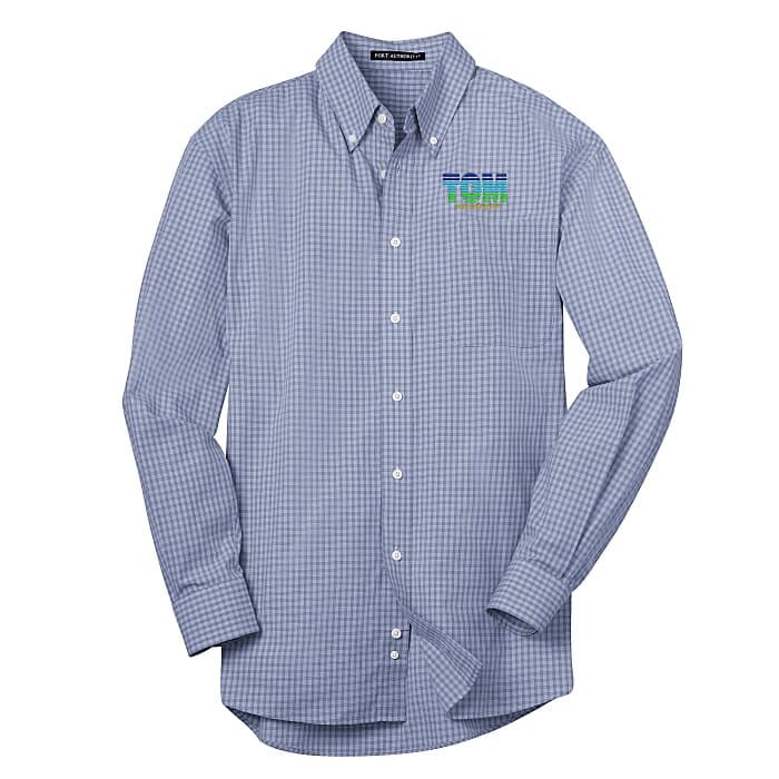 Easy Care Plaid Dress Shirt - Men's