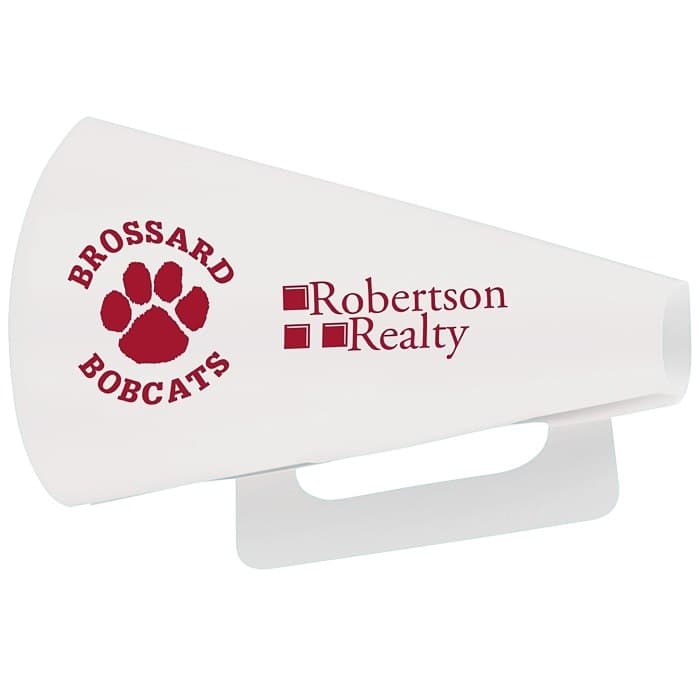 Megaphone - Round - 10 inches - White