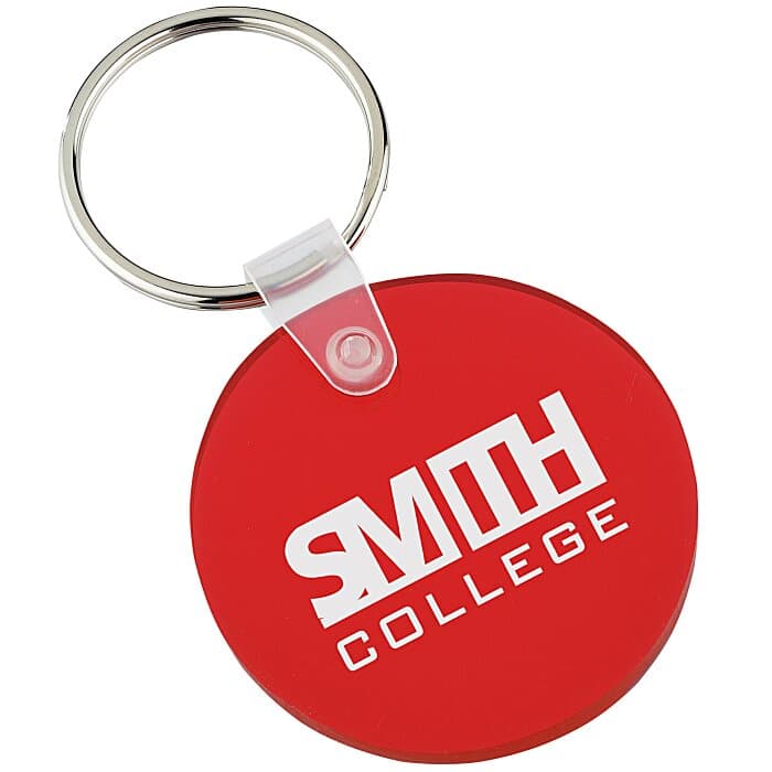 Small Round Soft Keychain - Translucent