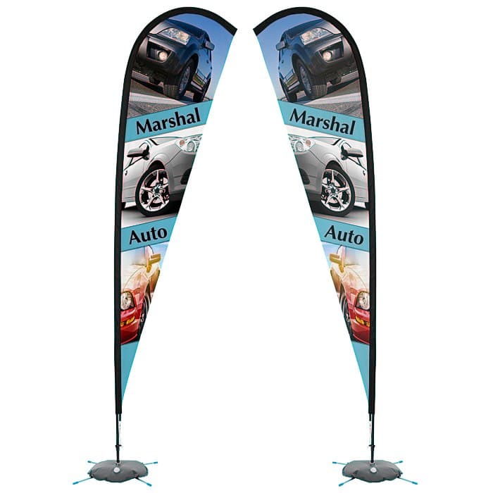 Indoor Sail Sign - 11' - Two Sided