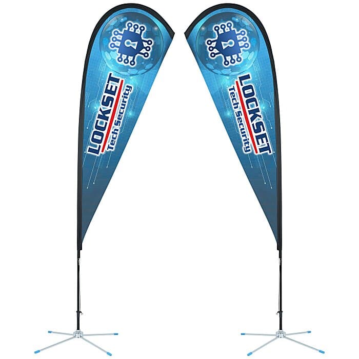 Indoor Sail Sign - 8' - Two Sided