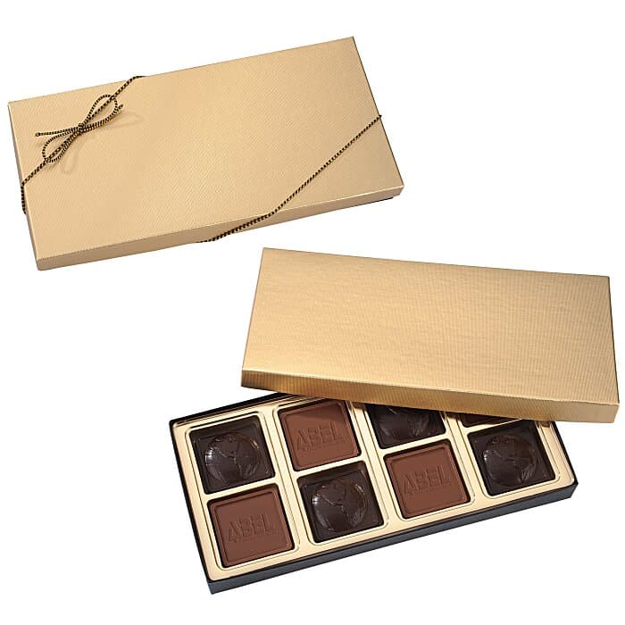 Molded Chocolate Squares - 8-Pieces