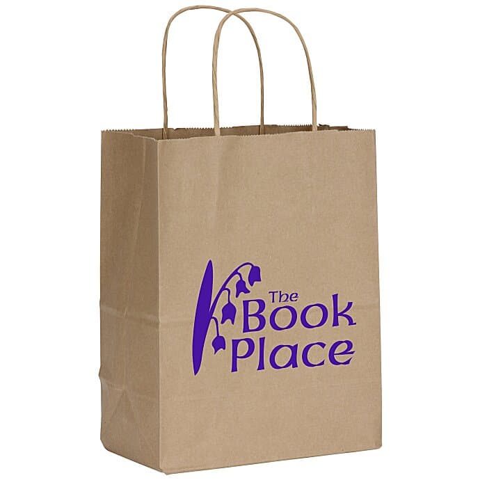 Brown Kraft Paper Bag - 10 1/2 inches x 8 inches