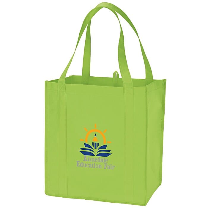 Value Grocery Tote - 13 inches x 12 inches - Full Color