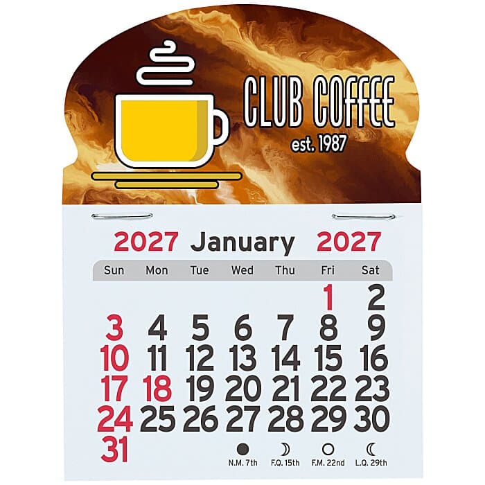 Peel-N-Stick Calendar - Oval