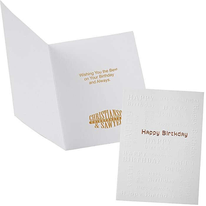 All Over Happy Birthday Greeting Card