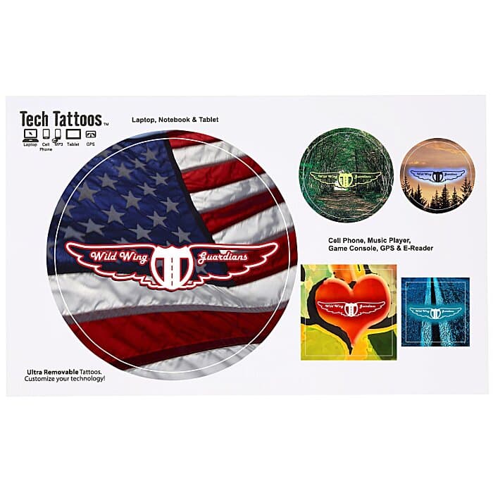 Tech Tattoos - 5 inches x 8 inches