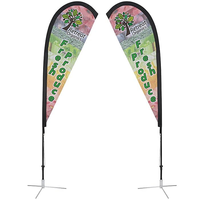 Indoor Sail Sign - 6' - Two Sided