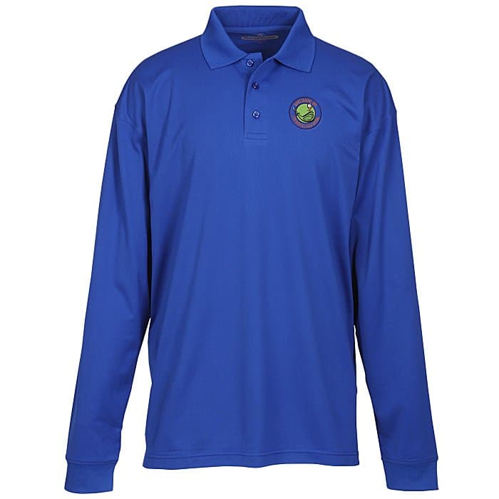 Blue Generation LS Snag Resistant Wicking Polo - Men's