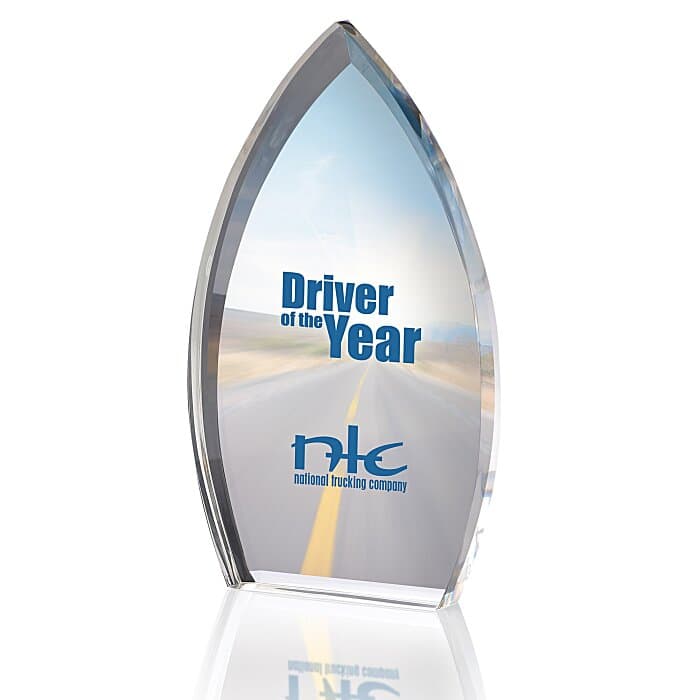 Enterprise Teardrop Acrylic Award - Full Color