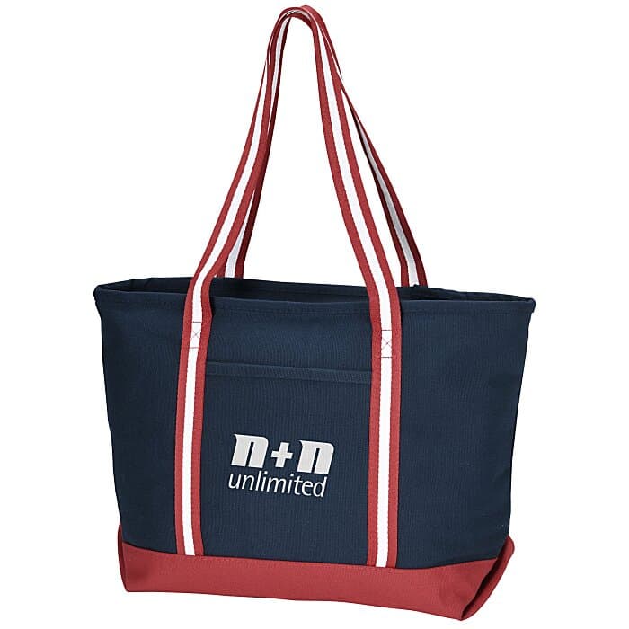 Large Cotton Canvas Admiral Tote