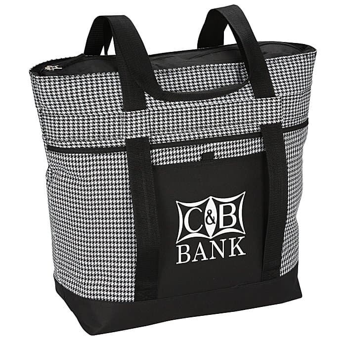Jumbo Cooler - Houndstooth