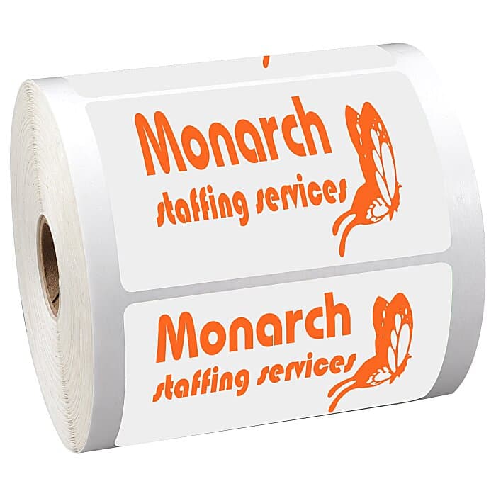 Sticker by the Roll - Rectangle - 2-3/8 inches x 3-3/4 inches