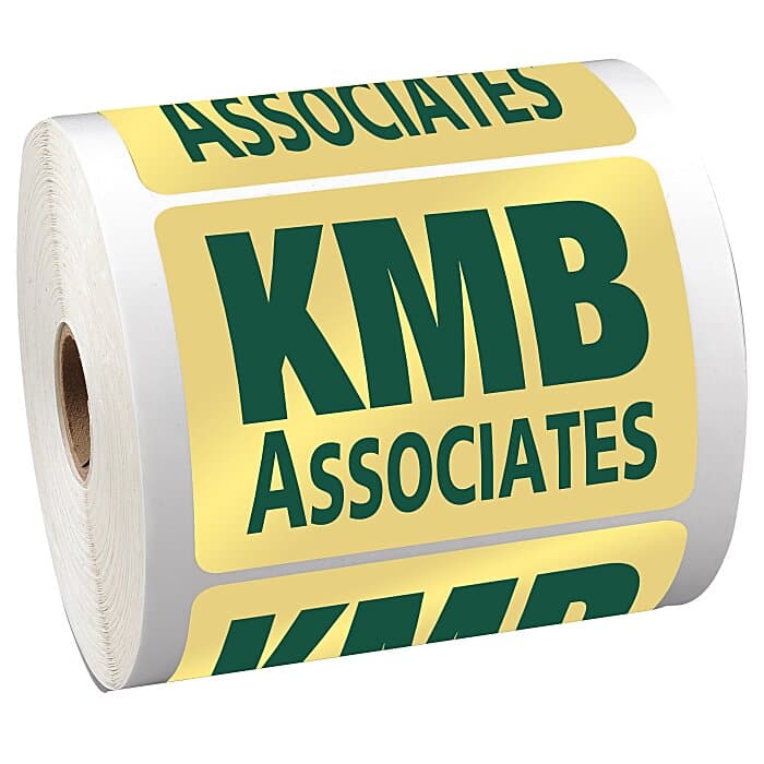 Sticker by the Roll - Rectangle - 2-3/4 inches x 3-3/4 inches