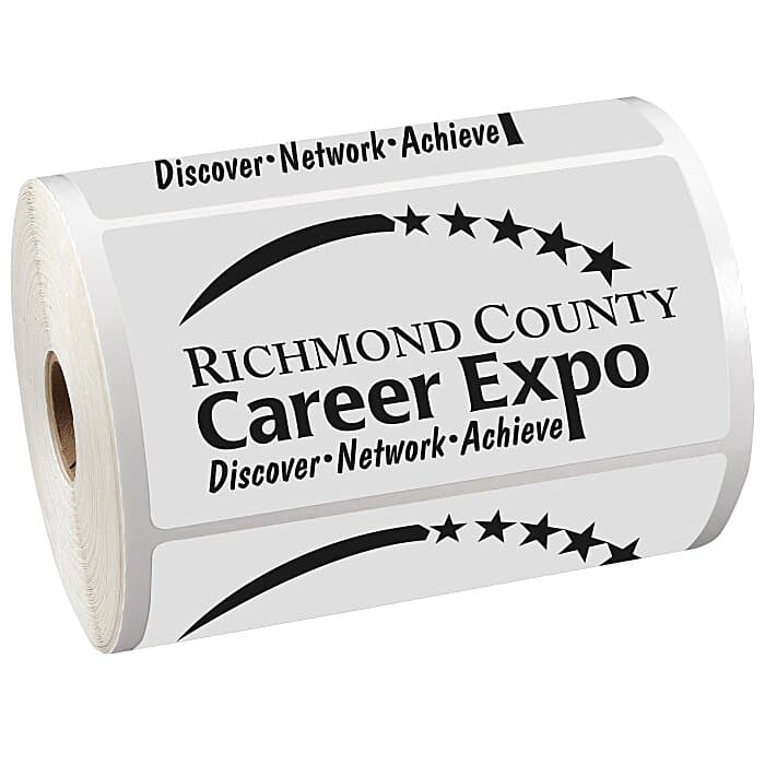 Sticker by the Roll - Rectangle - 2-3/4 inches x 5-1/4 inches