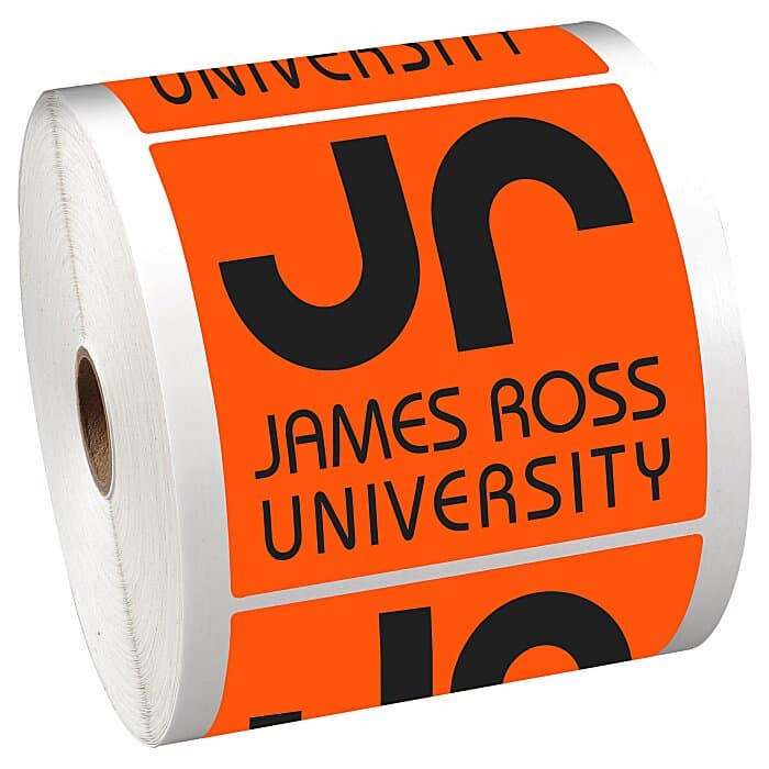Sticker by the Roll - Square - 3-3/4 inches x 3-3/4 inches