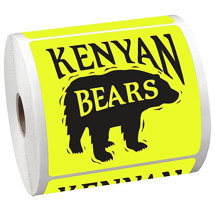Sticker by the Roll - Square - 4 inches x 4 inches