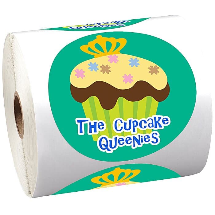 Full Color Sticker by the Roll - Circle - 3 3/4 inches