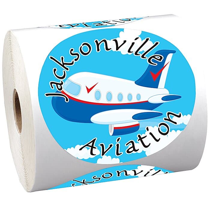 Full Color Sticker by the Roll - Circle - 4 inches