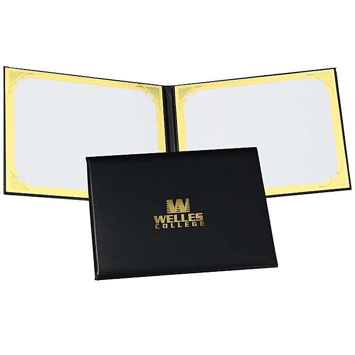 Double Award Folder - Foil Corners