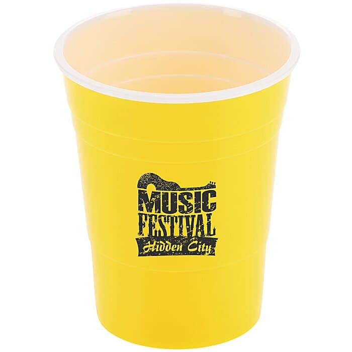 Reusable Plastic Party Cup - 16 oz