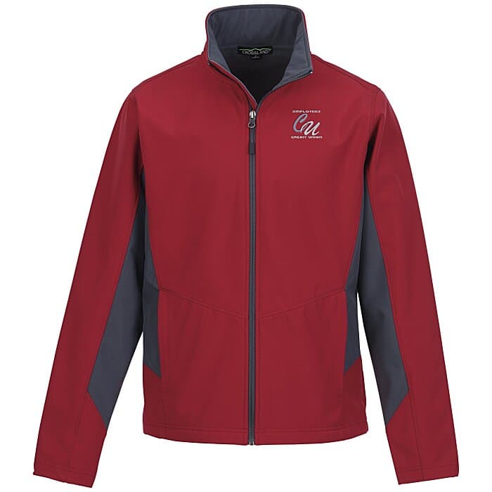 Crossland Colorblock Soft Shell Jacket - Men's