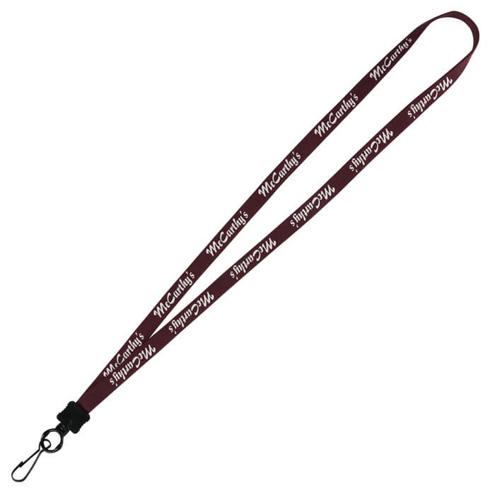 Lanyard - 5/8 inches - 36 inches - Metal Swivel Snap Hook