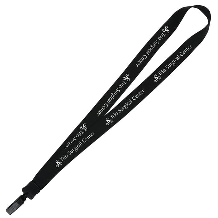 Big Lanyard - 7/8 inches - 32 inches - Plastic Bulldog Clip