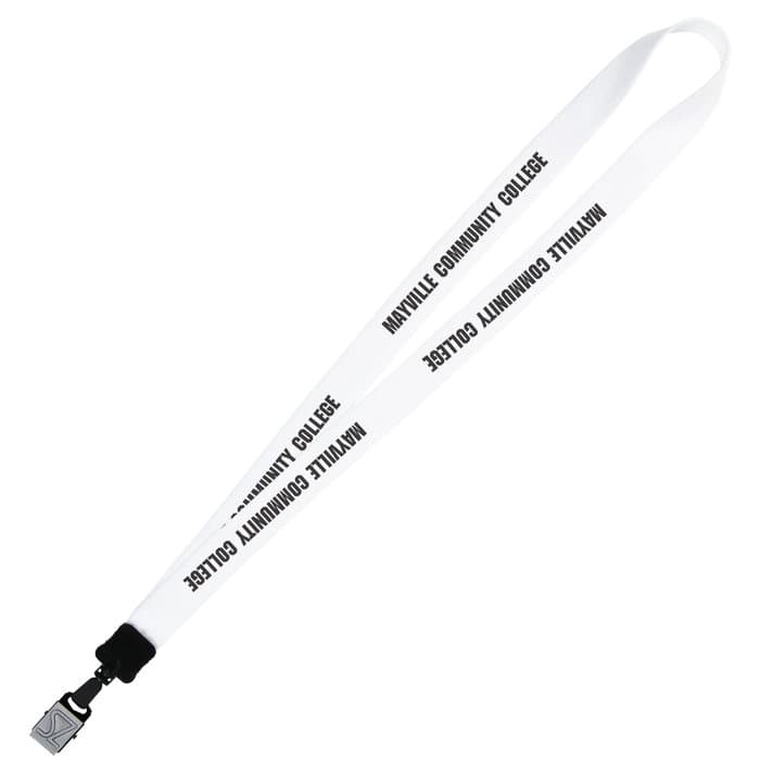 Big Lanyard - 7/8 inches - 36 inches - Large Metal Bulldog Clip