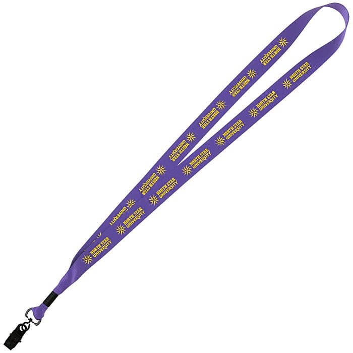 Economy Lanyard - 3/4 inch - Metal Bulldog Clip