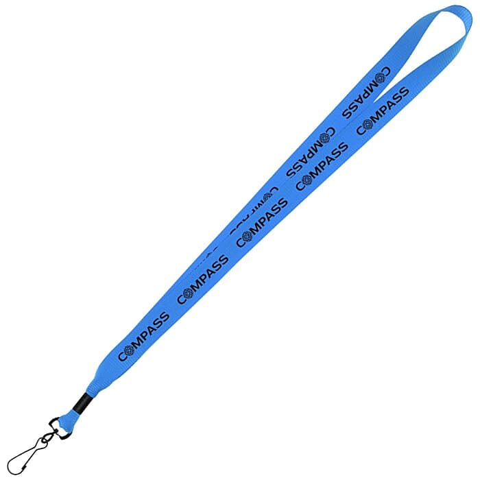 Economy Lanyard - 3/4 inch - Metal Swivel Snap Hook