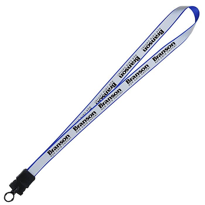 Reflective Lanyard - 3/4 inch - 34 inches - Snap Buckle Release