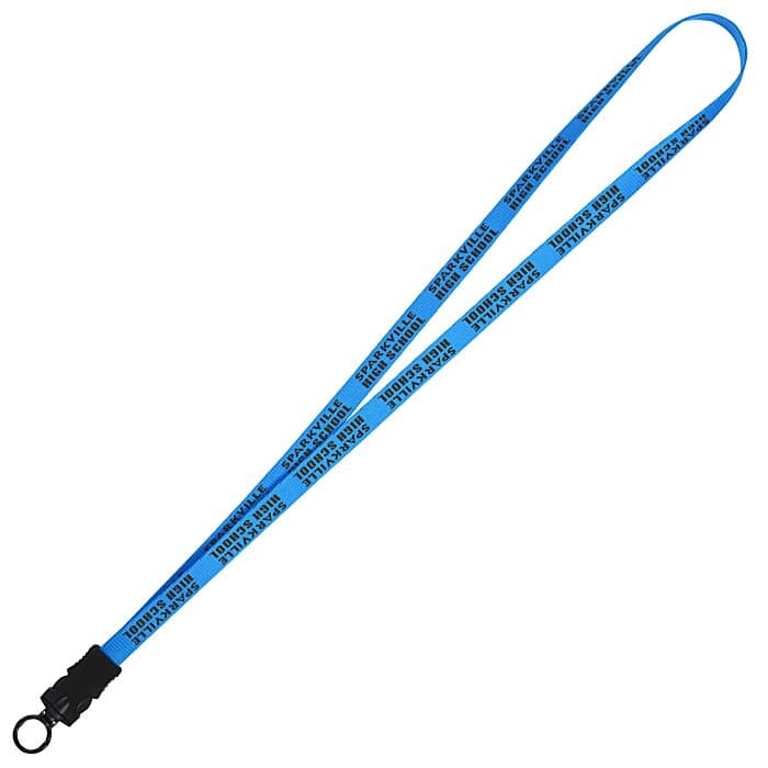 Smooth Nylon Lanyard - 1/2 inch - 36 inches - Snap Buckle Release