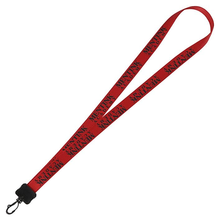Smooth Nylon Lanyard - 3/4 inches - 36 inches - Plastic Swivel Snap Hook