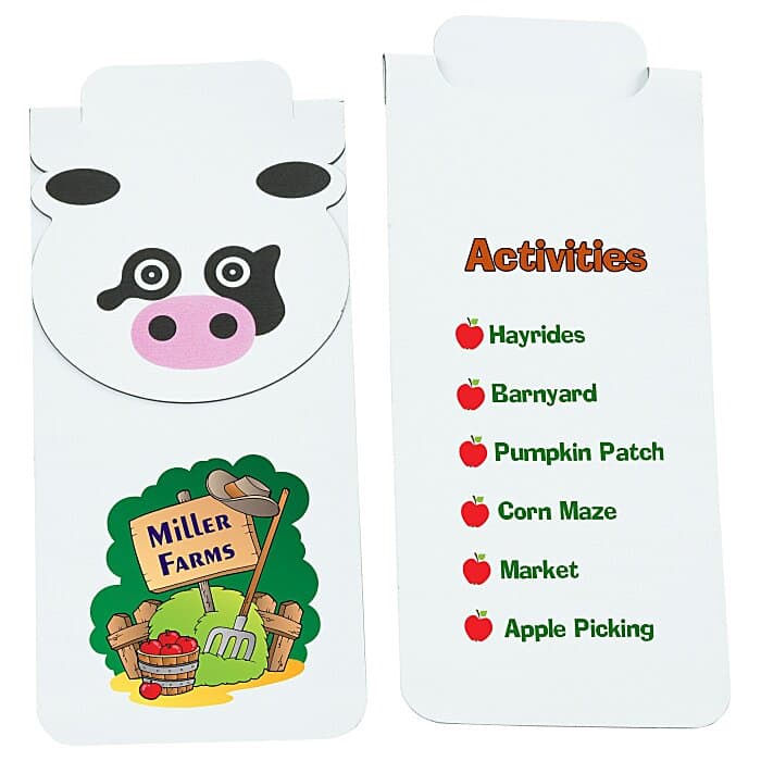 Paws and Claws Magnetic Bookmark - Cow