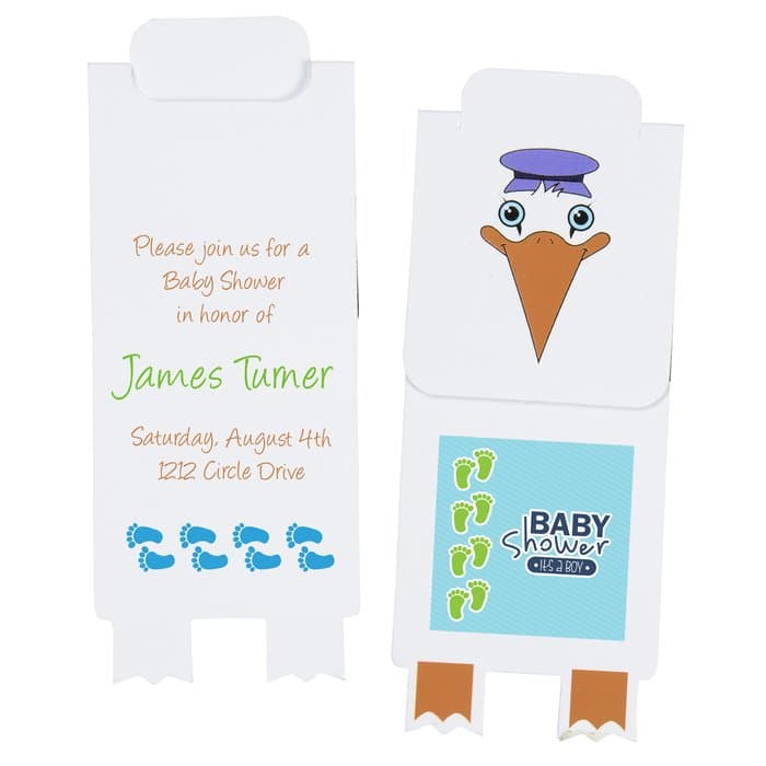 Paws and Claws Magnetic Bookmark - Stork