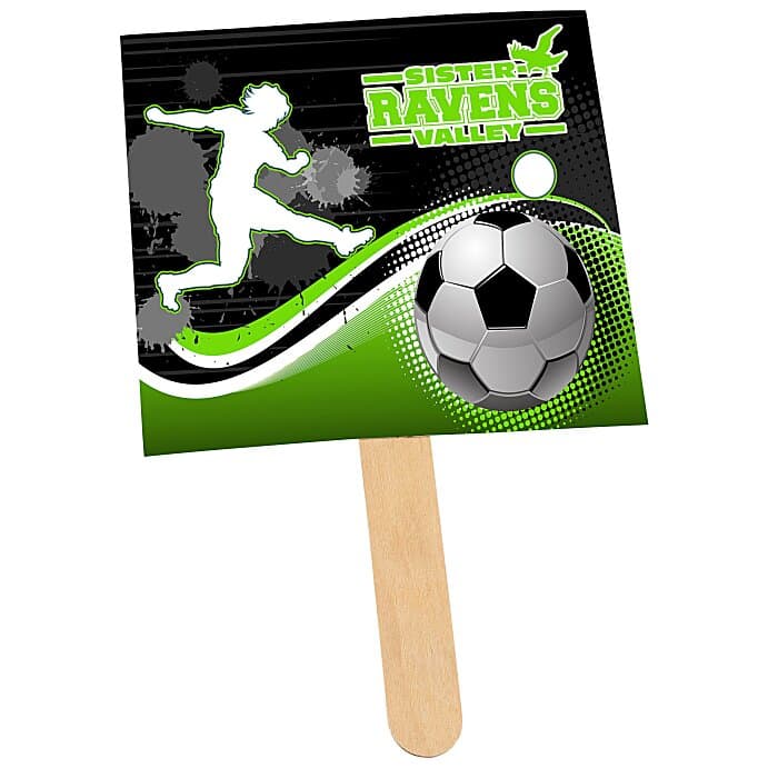 Mini Hand Fan - Square - Full Color