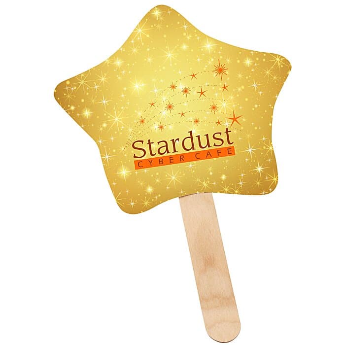 Mini Hand Fan - Star - Full Color
